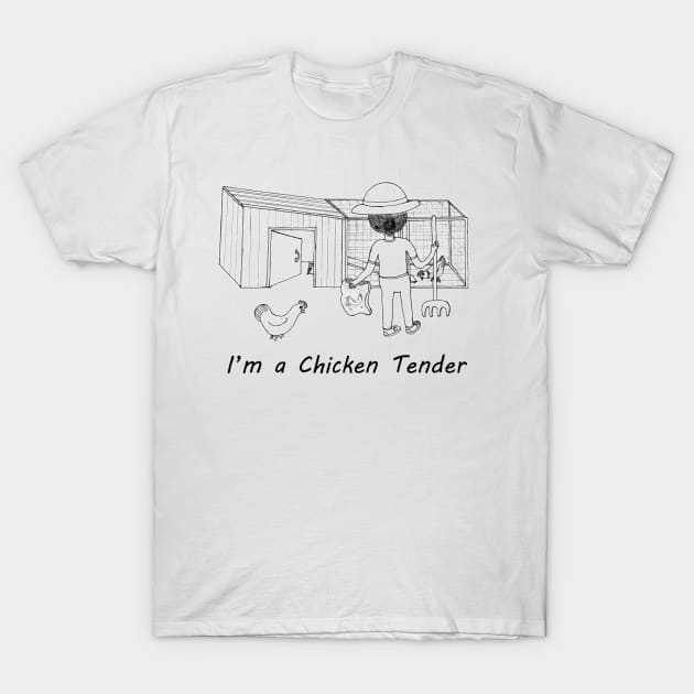 I'm a Chicken Tender T-Shirt by kinetic-passion